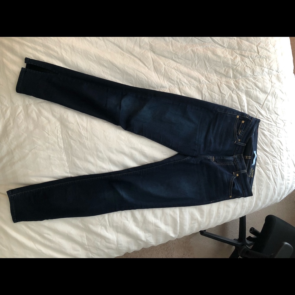 7 for all mankind b(air) ankle skinny jeans